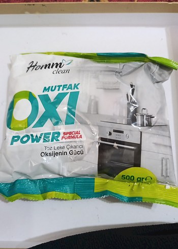 Homm Clean Mutfak Oxi Power Toz Leke Çıkarıcı 500 gr - Görsel 4