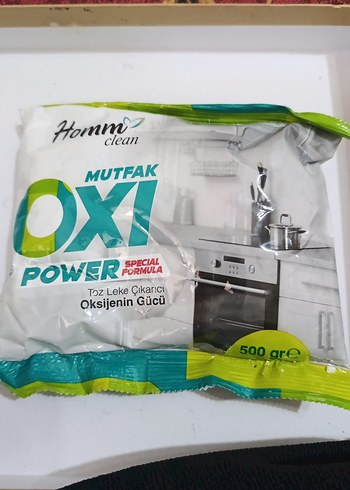 Homm Clean Mutfak Oxi Power Toz Leke Çıkarıcı 500 gr - Görsel 5