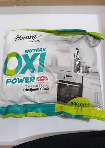 Homm Clean Mutfak Oxi Power Toz Leke Çıkarıcı 500 gr - Görsel 2