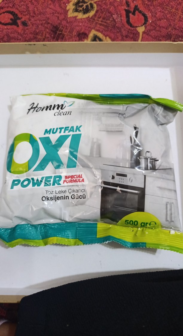 Homm Clean Mutfak Oxi Power Toz Leke Çıkarıcı 500 gr - Görsel 4