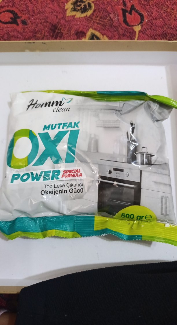 Homm Clean Mutfak Oxi Power Toz Leke Çıkarıcı 500 gr - Görsel 5
