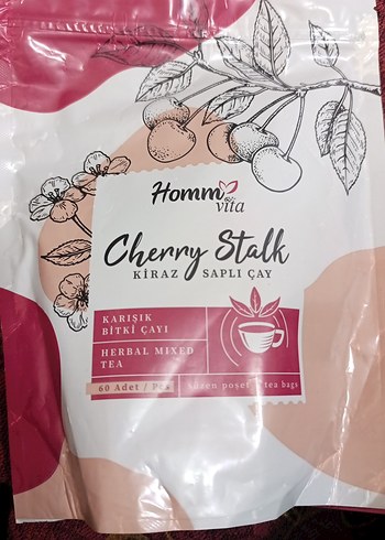 Homm life Vita Kiraz Saplı Karışık Bitki Çayı 60'lı - Görsel 5