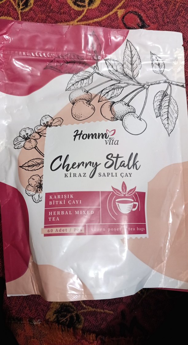 Homm life Vita Kiraz Saplı Karışık Bitki Çayı 60'lı - Görsel 3