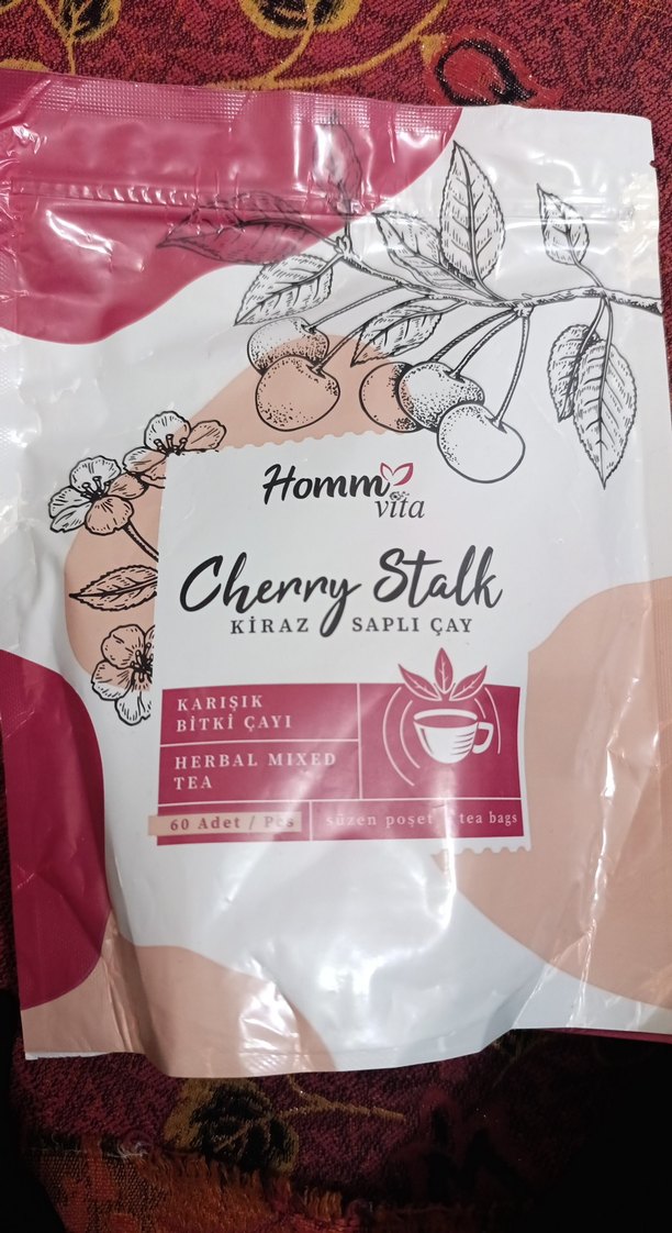 Homm life Vita Kiraz Saplı Karışık Bitki Çayı 60'lı - Görsel 2