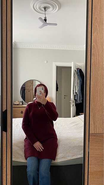 Bordo tunik kazak