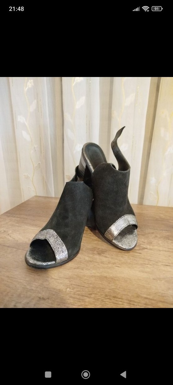 Kadın Süet Topuklu Ayakkabı - Görsel 3