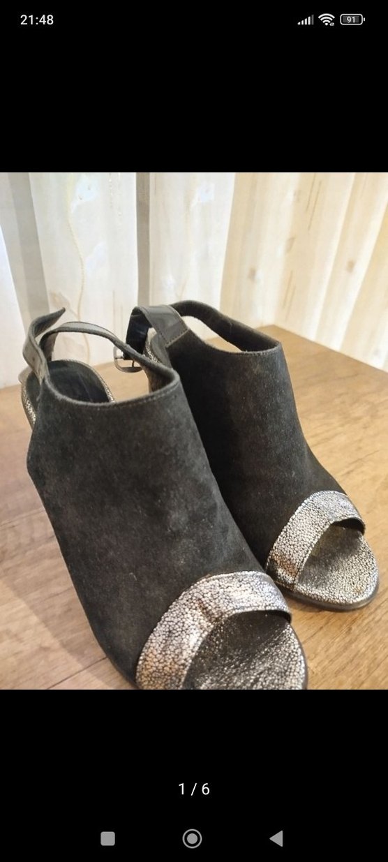 Kadın Süet Topuklu Ayakkabı - Görsel 4