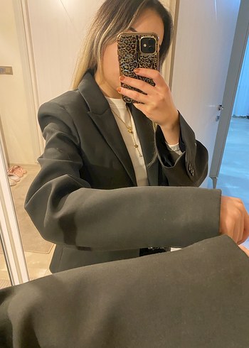 ZARA DÜZ BLAZER ZW KOLEKSİYONU - Görsel 10