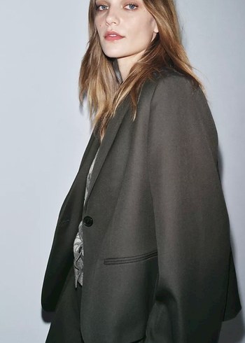 ZARA DÜZ BLAZER ZW KOLEKSİYONU - Görsel 2