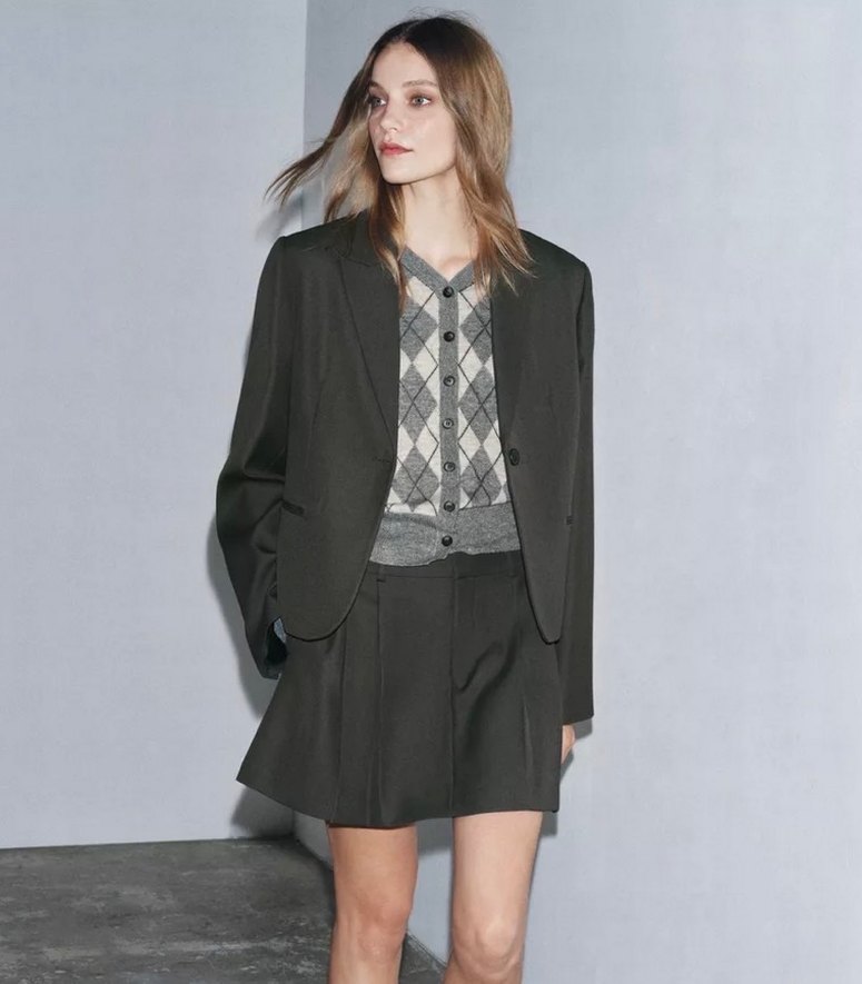 ZARA DÜZ BLAZER ZW KOLEKSİYONU - Görsel 5