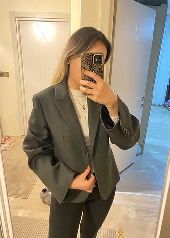 ZARA DÜZ BLAZER ZW KOLEKSİYONU - Görsel 10