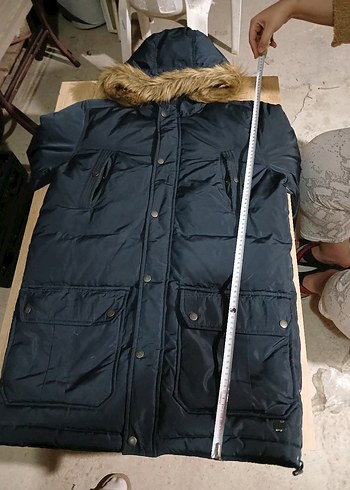 Kapüşonlu mont - Görsel 2