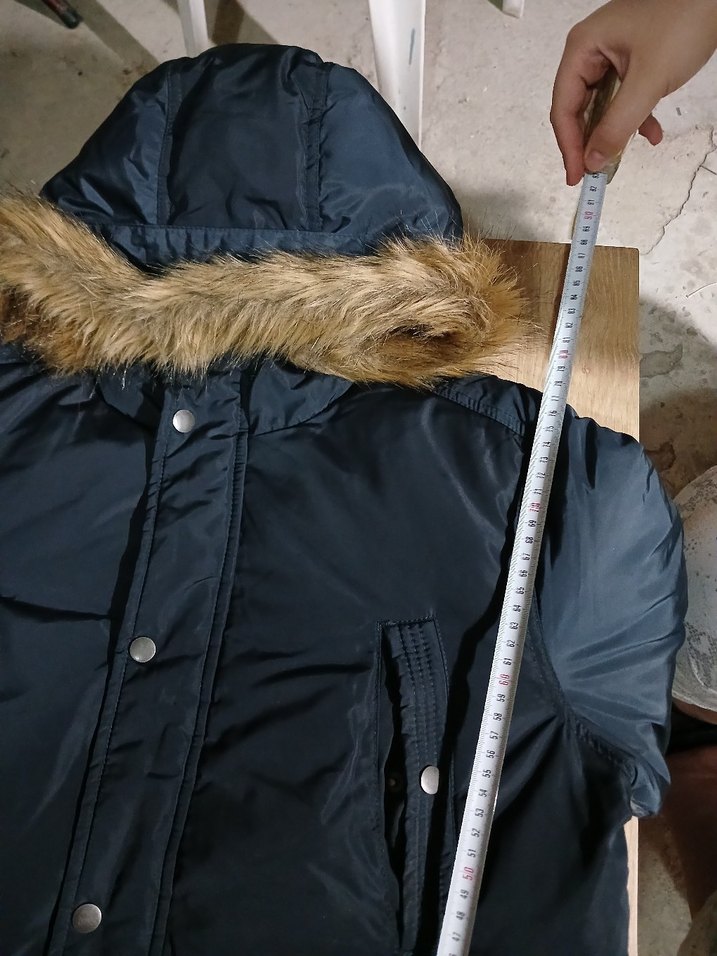 Kapüşonlu mont - Görsel 3