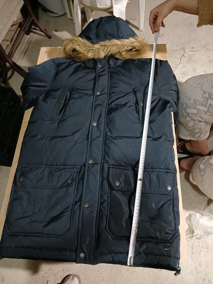 Kapüşonlu mont - Görsel 2