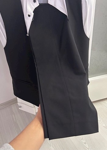 Erkek Siyah Modern Klasik Takım Elbise - Görsel 3