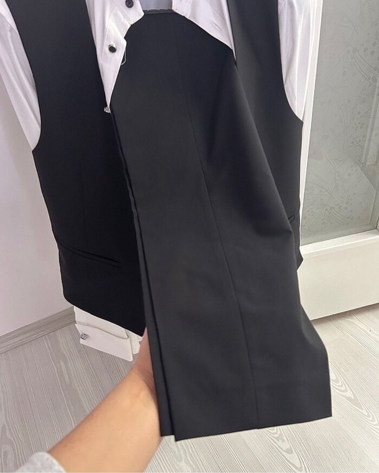 Erkek Siyah Modern Klasik Takım Elbise - Görsel 3