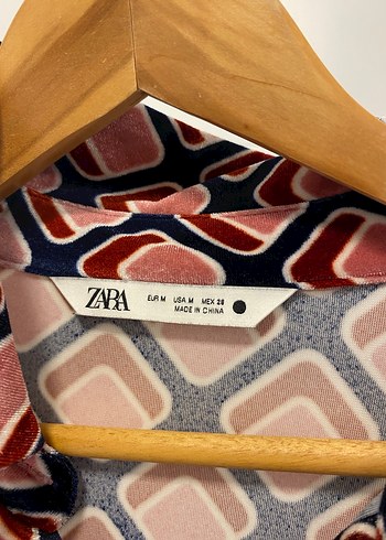 Desenli Kemerli Mini Kadın Elbise - Görsel 3