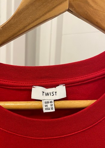 Kısa Kollu Kırmızı penye Mini Elbise - Görsel 3