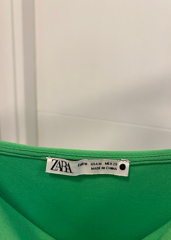 Yeşil Askılı Drapeli Midi Elbise - Görsel 3