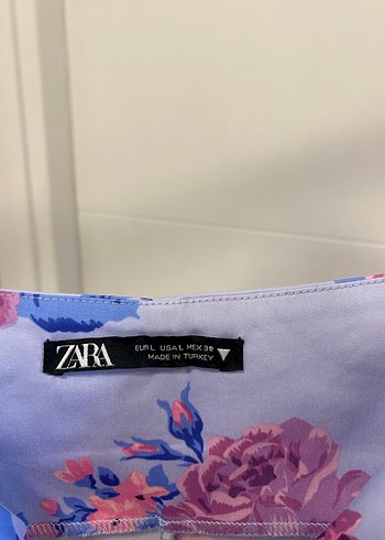 Pastel Çiçek Desenli mini Elbise - Görsel 3