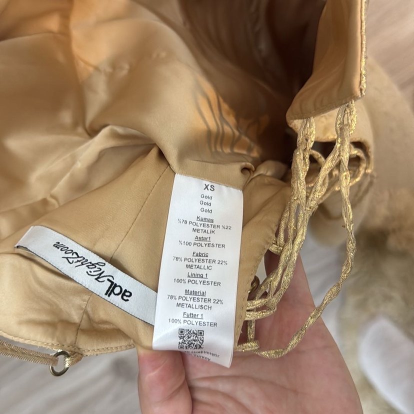 Adl mini gece elbisesi - Görsel 5