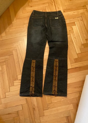 Bol Kesim uzun Kot Pantolon - Görsel 2