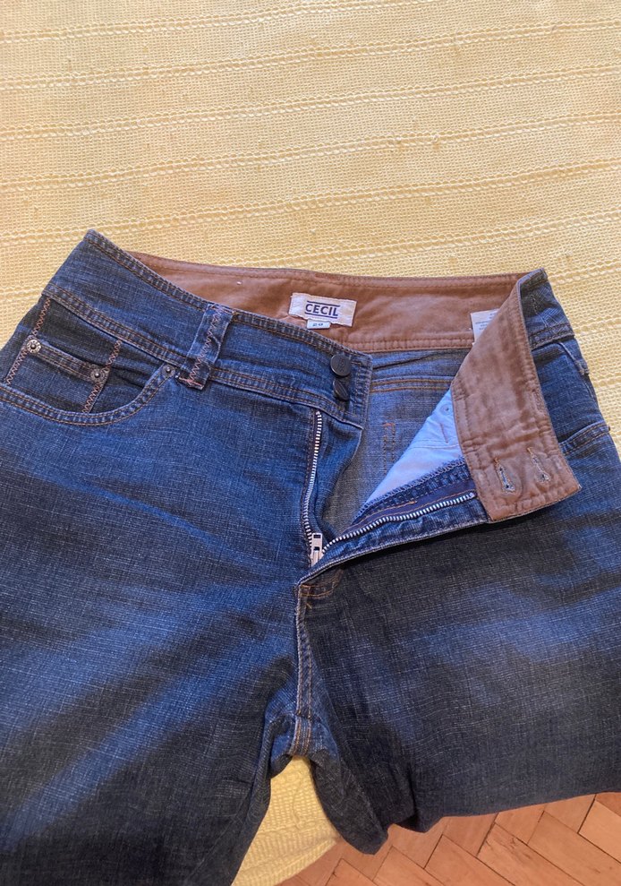 Bol Kesim uzun Kot Pantolon - Görsel 3