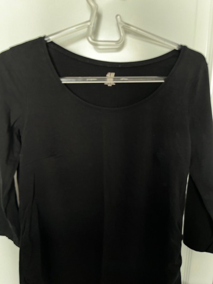 Siyah Uzun Kollu tişört - Görsel 2