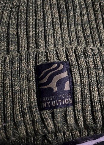 Yeşil Örgü Kadın Bere - Görsel 2