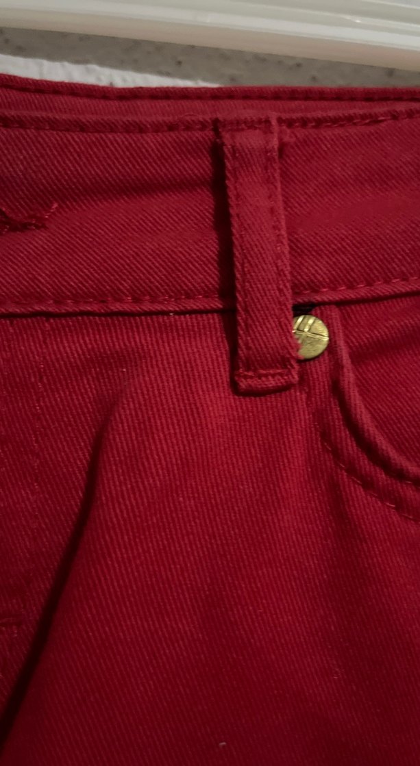 Kırmızı Mini Dar Kesim Etek - Görsel 5