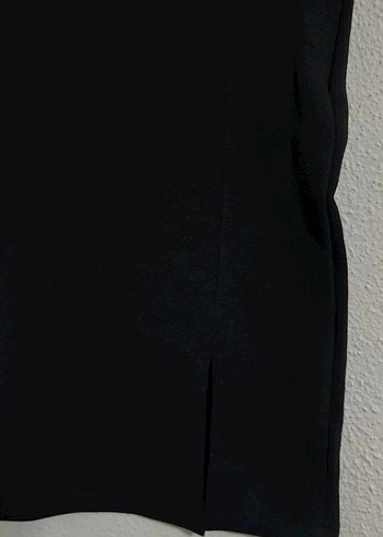 Düz Siyah Mini Etek Kadın - Görsel 2