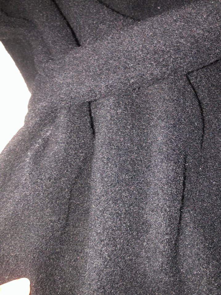 Bağlamalı ince kaşe hırka - Görsel 5