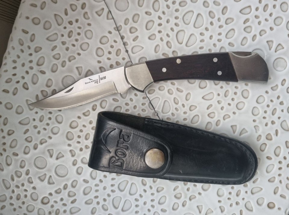 BORA 202 YPA N690  YİLAN AĞACI SAPLI ÇAKI - Görsel 2