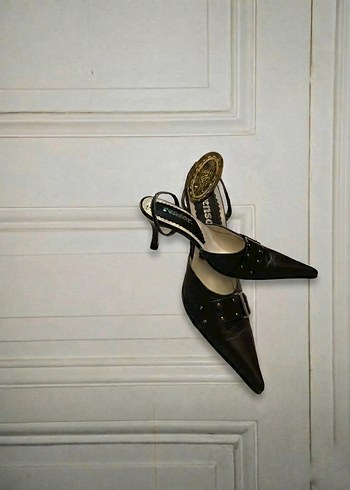 2yk Deri Stiletto - Görsel 3