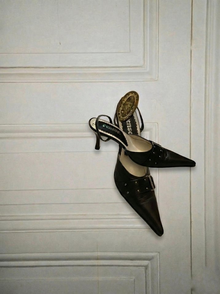 2yk Deri Stiletto - Görsel 3