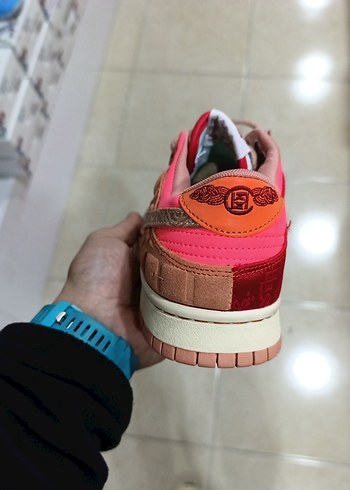 Kadın Spor Ayakkabı Stiletto Topuklu Bağcıklı - Görsel 4