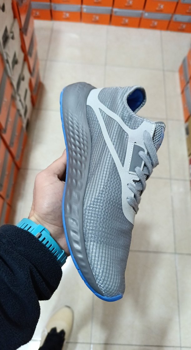 Gri Bağcıklı Erkek Spor Ayakkabı - Görsel 2