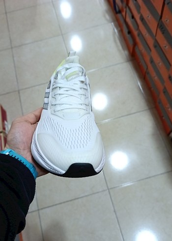 Beyaz Bağcıklı Erkek Spor Ayakkabı - Görsel 3