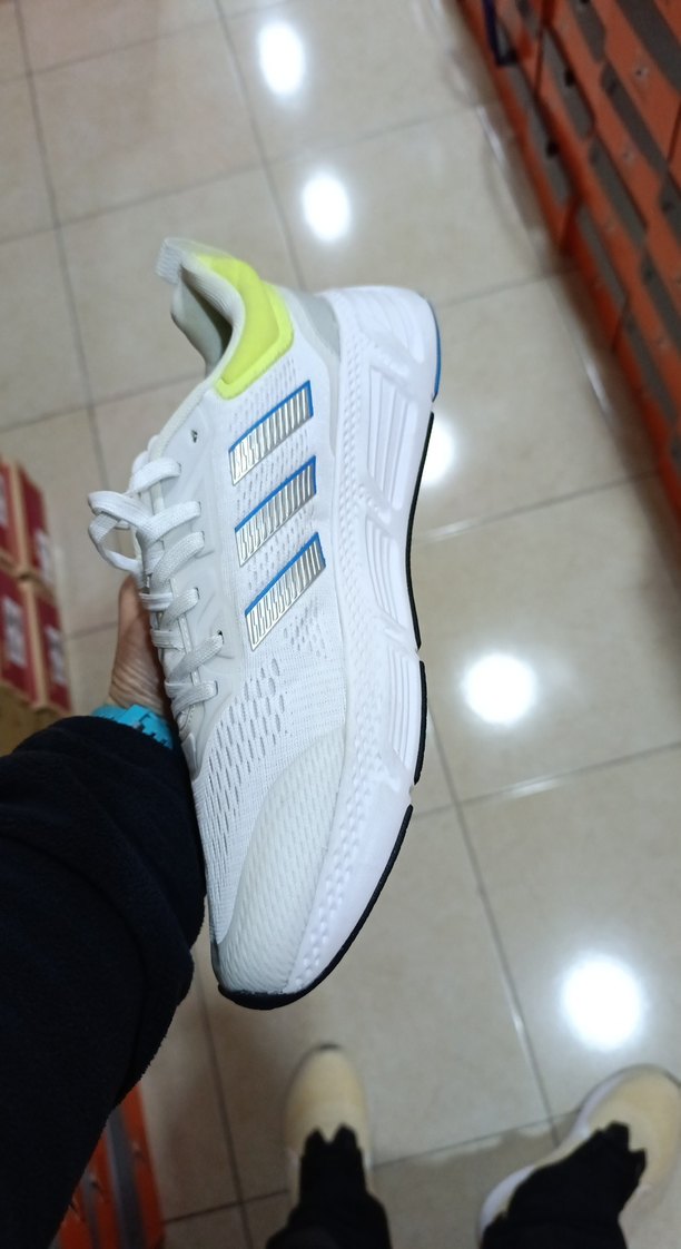 Beyaz Bağcıklı Erkek Spor Ayakkabı - Görsel 2