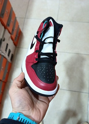 Kadın Kırmızı Bağcıklı Street Wear Spor Ayakkabı - Görsel 2