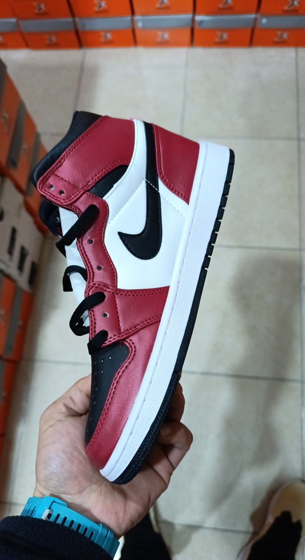 Kadın Kırmızı Bağcıklı Street Wear Spor Ayakkabı - Görsel 3