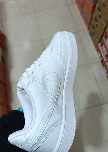 Beyaz Kadın Spor Ayakkabı Blok Topuklu - Görsel 2