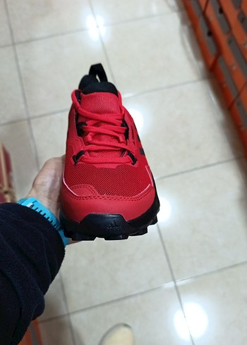 Kırmızı Bağcıklı Erkek Outdoor Spor Ayakkabı - Görsel 3