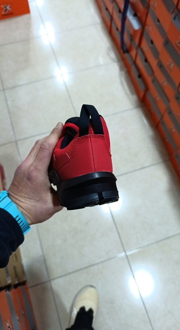 Kırmızı Bağcıklı Erkek Outdoor Spor Ayakkabı - Görsel 5