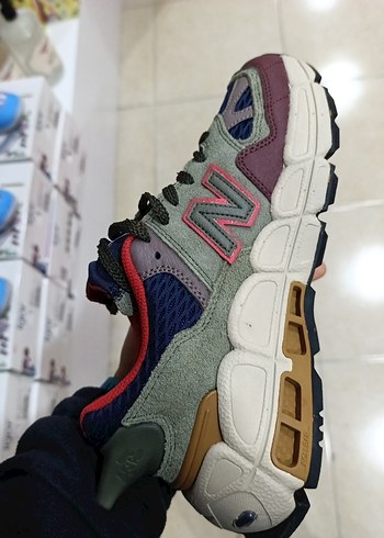 Gri Çok Renkli Kadın Spor Ayakkabı - Görsel 3