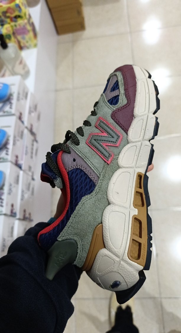 Gri Çok Renkli Kadın Spor Ayakkabı - Görsel 3