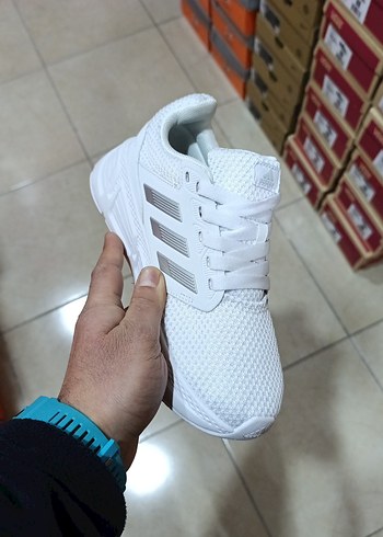 Beyaz Bağcıklı Erkek Spor Ayakkabı - Görsel 3