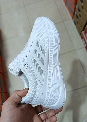 Beyaz Bağcıklı Erkek Spor Ayakkabı - Görsel 2