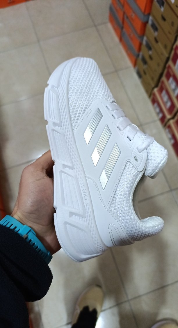 Beyaz Bağcıklı Erkek Spor Ayakkabı - Görsel 4