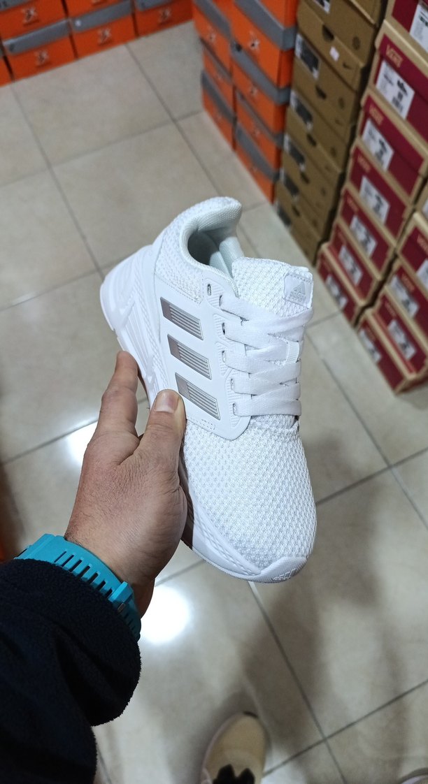 Beyaz Bağcıklı Erkek Spor Ayakkabı - Görsel 3